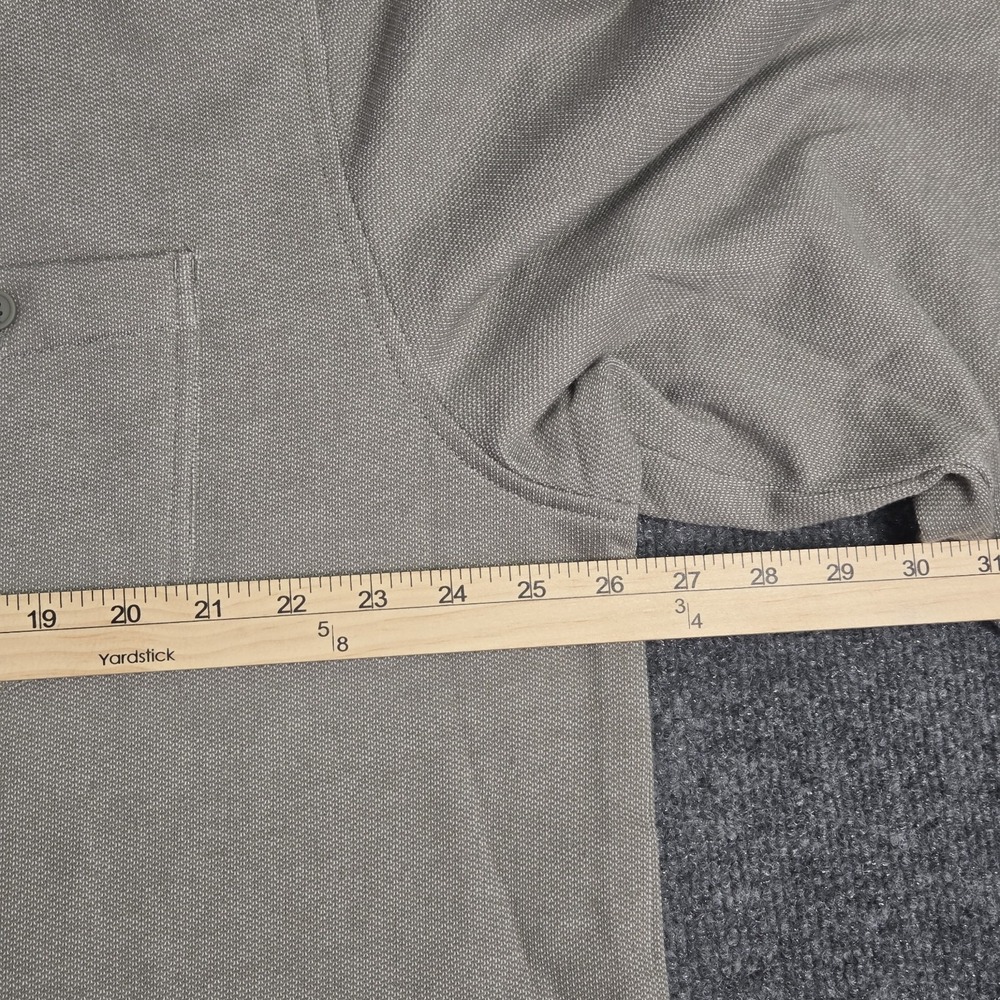 Hurley Men's XXL Shirt Iguana Khaki Button Down Long Sleeve Cotton Textured NWT - Picture 10 of 16